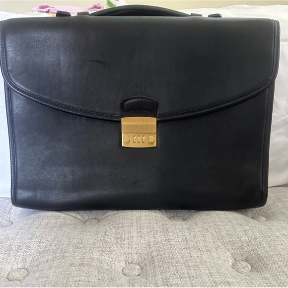 Vintage Coach Leather Briefcase - Picture 1 of 16